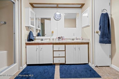 Welcome home to this very unique two bedroom, two bathroom home on Brookridge Country Club in Florida - for sale on GolfHomes.com, golf home, golf lot