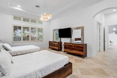Spectacular lake & golf course estate in Mizner Country Club w/6 on Mizner Country Club in Florida - for sale on GolfHomes.com, golf home, golf lot
