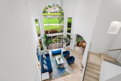 Spectacular lake & golf course estate in Mizner Country Club w/6 on Mizner Country Club in Florida - for sale on GolfHomes.com, golf home, golf lot