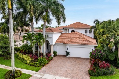 Spectacular lake & golf course estate in Mizner Country Club w/6 on Mizner Country Club in Florida - for sale on GolfHomes.com, golf home, golf lot