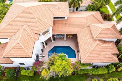 Spectacular lake & golf course estate in Mizner Country Club w/6 on Mizner Country Club in Florida - for sale on GolfHomes.com, golf home, golf lot