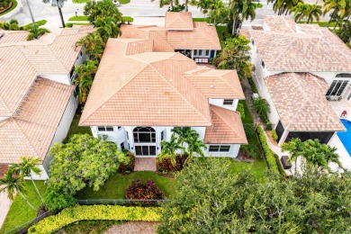 Spectacular lake & golf course estate in Mizner Country Club w/6 on Mizner Country Club in Florida - for sale on GolfHomes.com, golf home, golf lot