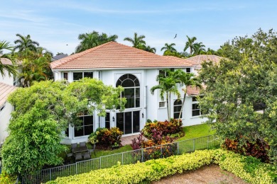 Spectacular lake & golf course estate in Mizner Country Club w/6 on Mizner Country Club in Florida - for sale on GolfHomes.com, golf home, golf lot