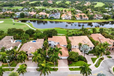 Spectacular lake & golf course estate in Mizner Country Club w/6 on Mizner Country Club in Florida - for sale on GolfHomes.com, golf home, golf lot