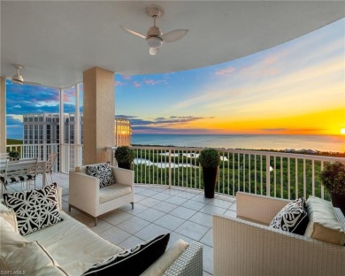 19th floor West facing residence with rare 10' high ceilings in on Club at Pelican Bay Golf Course in Florida - for sale on GolfHomes.com, golf home, golf lot