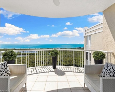 19th floor West facing residence with rare 10' high ceilings in on Club at Pelican Bay Golf Course in Florida - for sale on GolfHomes.com, golf home, golf lot