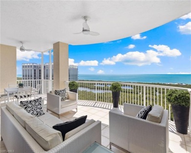 19th floor West facing residence with rare 10' high ceilings in on Club at Pelican Bay Golf Course in Florida - for sale on GolfHomes.com, golf home, golf lot