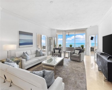 19th floor West facing residence with rare 10' high ceilings in on Club at Pelican Bay Golf Course in Florida - for sale on GolfHomes.com, golf home, golf lot