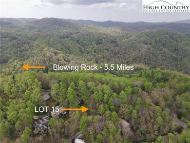 Build your mountain dream getaway on Lot 15 in the gated Crystal on Hound Ears Club Inc. in North Carolina - for sale on GolfHomes.com, golf home, golf lot