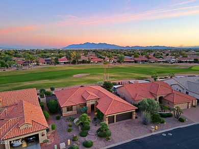 EXCEPTIONAL GOLF COURSE PANORAMA! The OUTDOOR Living Space will on Tuscany Falls At Pebble Creek in Arizona - for sale on GolfHomes.com, golf home, golf lot
