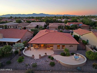 EXCEPTIONAL GOLF COURSE PANORAMA! The OUTDOOR Living Space will on Tuscany Falls At Pebble Creek in Arizona - for sale on GolfHomes.com, golf home, golf lot