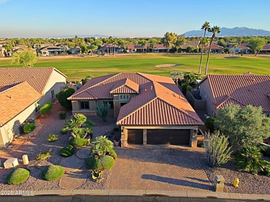 EXCEPTIONAL GOLF COURSE PANORAMA! The OUTDOOR Living Space will on Tuscany Falls At Pebble Creek in Arizona - for sale on GolfHomes.com, golf home, golf lot