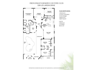 Nestled away on a quiet cul-de-sac and situated on one of the on Frenchmans Reserve in Florida - for sale on GolfHomes.com, golf home, golf lot