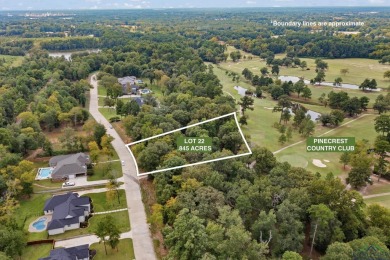 Build your DREAM HOME on just under an acre overlooking on Pinecrest Country Club in Texas - for sale on GolfHomes.com, golf home, golf lot