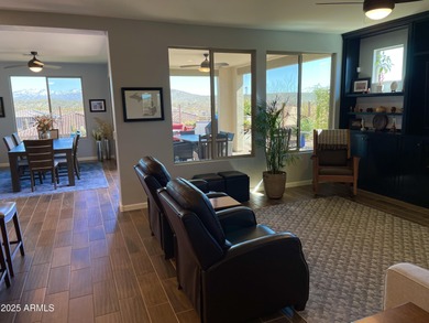 Beautiful mountain views welcome you into this Shea built 3 on Wickenburg Ranch Golf Course in Arizona - for sale on GolfHomes.com, golf home, golf lot