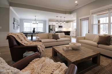 Over 3,000 sqft of refined living in a gated golf community on Woodlake Country Club in North Carolina - for sale on GolfHomes.com, golf home, golf lot