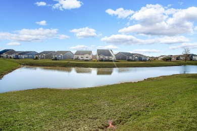 PREMIUM LOT | CONTINENTAL PLAN | SUN ROOM EXTENSION | POND VIEWS on Boulder Ridge Country Club in Illinois - for sale on GolfHomes.com, golf home, golf lot