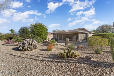 With its scenic views and modern comforts, this 2-bed/2-bath on Cimarron Golf Club in Arizona - for sale on GolfHomes.com, golf home, golf lot