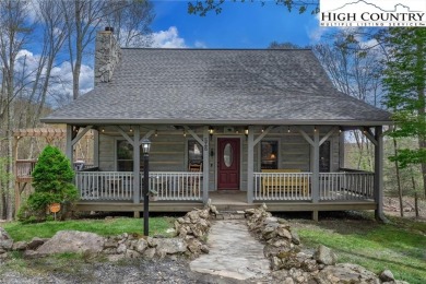 Fully Furnished Log Cabin in Beech Mountain - Turnkey Mountain on Beech Mountain Club in North Carolina - for sale on GolfHomes.com, golf home, golf lot