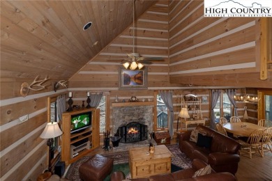 Fully Furnished Log Cabin in Beech Mountain - Turnkey Mountain on Beech Mountain Club in North Carolina - for sale on GolfHomes.com, golf home, golf lot