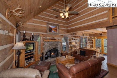 Fully Furnished Log Cabin in Beech Mountain - Turnkey Mountain on Beech Mountain Club in North Carolina - for sale on GolfHomes.com, golf home, golf lot