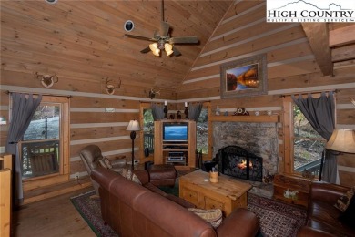 Fully Furnished Log Cabin in Beech Mountain - Turnkey Mountain on Beech Mountain Club in North Carolina - for sale on GolfHomes.com, golf home, golf lot