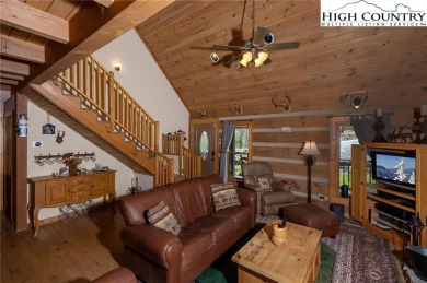 Fully Furnished Log Cabin in Beech Mountain - Turnkey Mountain on Beech Mountain Club in North Carolina - for sale on GolfHomes.com, golf home, golf lot