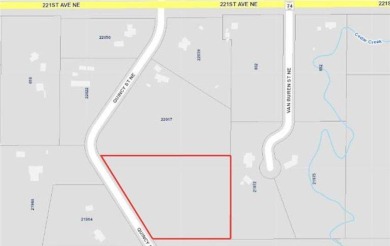 Discover your dream home site on this expansive 6-acre lot in on The Refuge Golf Club in Minnesota - for sale on GolfHomes.com, golf home, golf lot