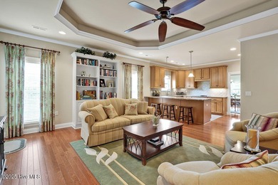 This home has it all! Curb appeal, low maintenance, attention to on Cape Fear National At Brunswick Forest in North Carolina - for sale on GolfHomes.com, golf home, golf lot