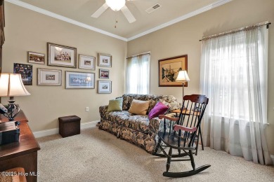 This home has it all! Curb appeal, low maintenance, attention to on Cape Fear National At Brunswick Forest in North Carolina - for sale on GolfHomes.com, golf home, golf lot