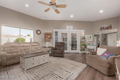 Curious to know what makes this AMAZING home truly EXCEPTIONAL on Sun City Lakes West and East in Arizona - for sale on GolfHomes.com, golf home, golf lot