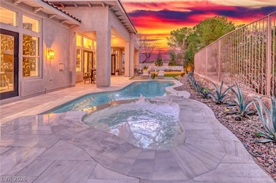 Luxuriate in the only 4000 sq ft SINGLE STORY Lake Las Vegas on Reflection Bay Golf Club in Nevada - for sale on GolfHomes.com, golf home, golf lot