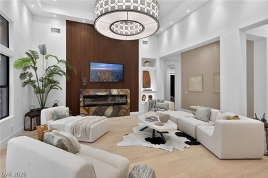 Luxuriate in the only 4000 sq ft SINGLE STORY Lake Las Vegas on Reflection Bay Golf Club in Nevada - for sale on GolfHomes.com, golf home, golf lot