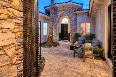 Luxuriate in the only 4000 sq ft SINGLE STORY Lake Las Vegas on Reflection Bay Golf Club in Nevada - for sale on GolfHomes.com, golf home, golf lot