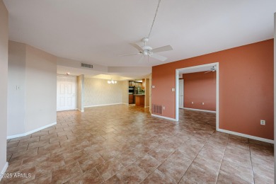 Sought-after ''D'' Model - this spacious third-floor condo on Sun City-Willow Creek / Willow Brook  in Arizona - for sale on GolfHomes.com, golf home, golf lot