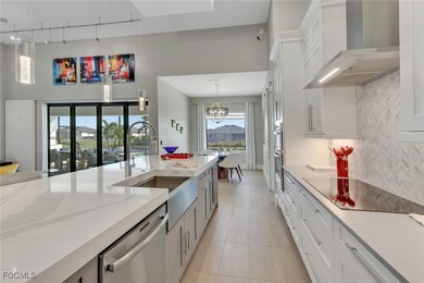 Discover modern coastal living in this Beautiful custom Home on Burnt Store Golf Club in Florida - for sale on GolfHomes.com, golf home, golf lot