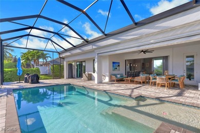 Discover modern coastal living in this Beautiful custom Home on Burnt Store Golf Club in Florida - for sale on GolfHomes.com, golf home, golf lot