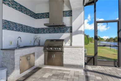 Discover modern coastal living in this Beautiful custom Home on Burnt Store Golf Club in Florida - for sale on GolfHomes.com, golf home, golf lot