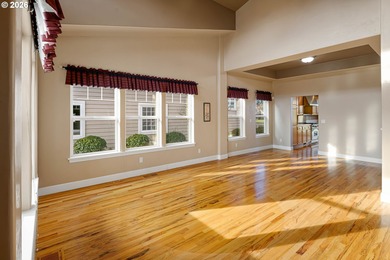 This must-see one-level home is ideally situated on the 9th on Emerald Valley Golf Course in Oregon - for sale on GolfHomes.com, golf home, golf lot