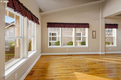 This must-see one-level home is ideally situated on the 9th on Emerald Valley Golf Course in Oregon - for sale on GolfHomes.com, golf home, golf lot