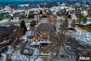 You will love this beautiful luxury estate located on the 17th on WeaverRidge Golf Club in Illinois - for sale on GolfHomes.com, golf home, golf lot