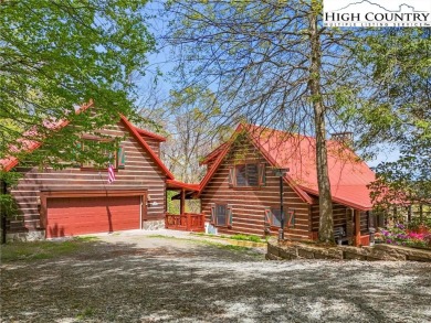 Views abound in this well-maintained log home in the desirable on Blowing Rock Country Club in North Carolina - for sale on GolfHomes.com, golf home, golf lot