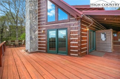 Views abound in this well-maintained log home in the desirable on Blowing Rock Country Club in North Carolina - for sale on GolfHomes.com, golf home, golf lot