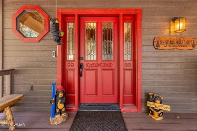 Looking for the perfect escape in nature? This fully furnished on Pinetop Lakes Golf and Country Club in Arizona - for sale on GolfHomes.com, golf home, golf lot