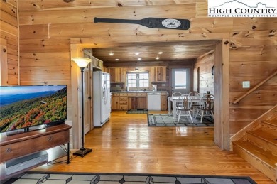 This beautifully maintained and furnished Blue Ridge Log Cabin on Beech Mountain Club in North Carolina - for sale on GolfHomes.com, golf home, golf lot