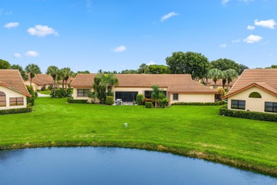 Welcome to this spacious villa in Boynton Beach that offers the on The Links At Boynton Beach - The Family Course in Florida - for sale on GolfHomes.com, golf home, golf lot
