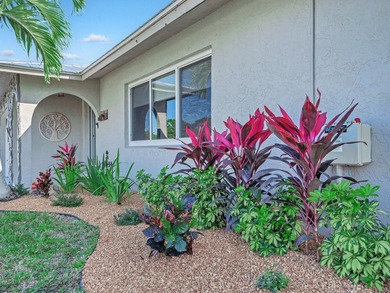 This 1,532 sq ft 3 bed 2 bath 2+ car garage CBS home sits on an on The Saints At Port St Lucie Golf Course in Florida - for sale on GolfHomes.com, golf home, golf lot