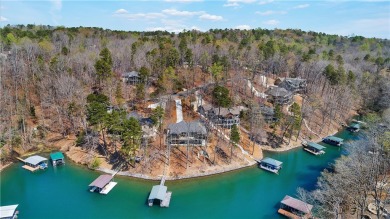Keowee Key Lakefront Home with Covered Dock in Place boasting on Keowee Key Golf and Country Club in South Carolina - for sale on GolfHomes.com, golf home, golf lot