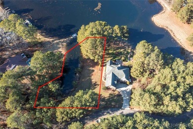 0.46 acre Waterfront Lot with stunning views and a quiet on Woodlake Country Club in North Carolina - for sale on GolfHomes.com, golf home, golf lot