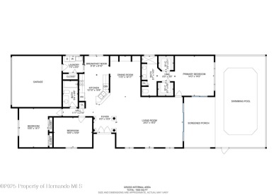 Spacious, gracious 2/2/2 + den pool home, on 14th green of on Silverthorn Country Club in Florida - for sale on GolfHomes.com, golf home, golf lot
